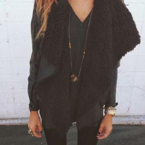 Billabong Sherpa Faux Leather Jacket